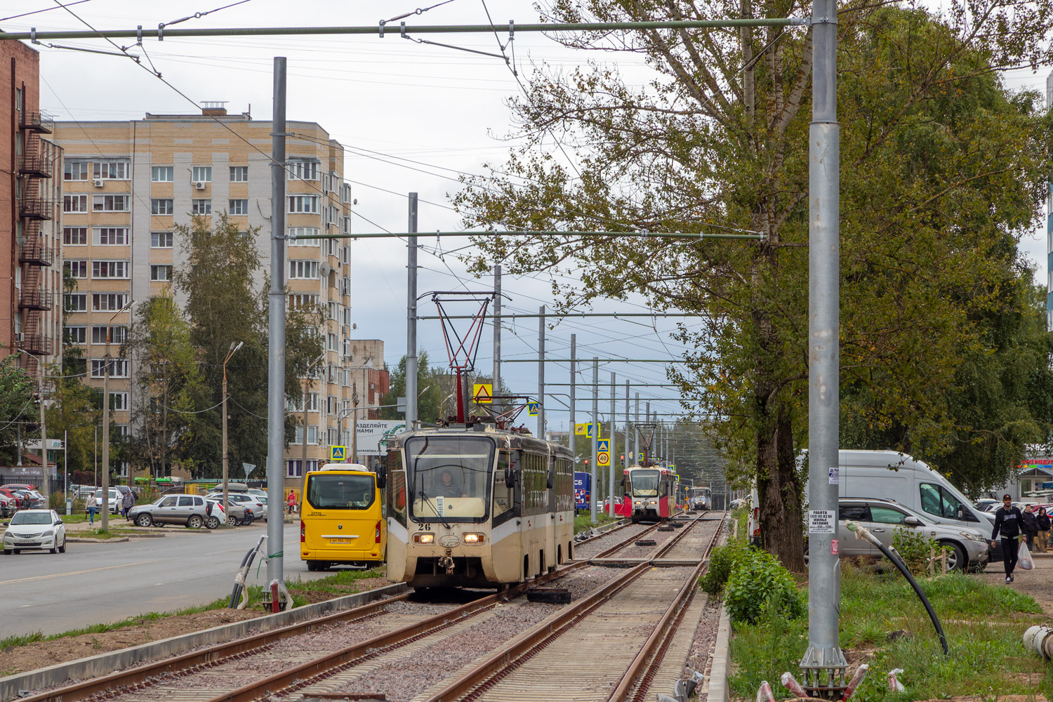 Yaroslavl, 71-619KT č. 26; Yaroslavl — Reconstruction of the tram lines under the concession agreement. Stage #2