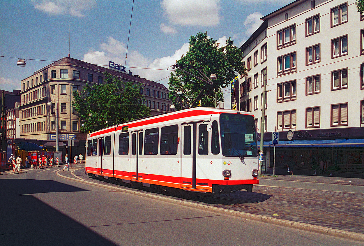 Bochum – Gelsenkirchen, Duewag M6S № 301; Bochum – Gelsenkirchen — Old Photos