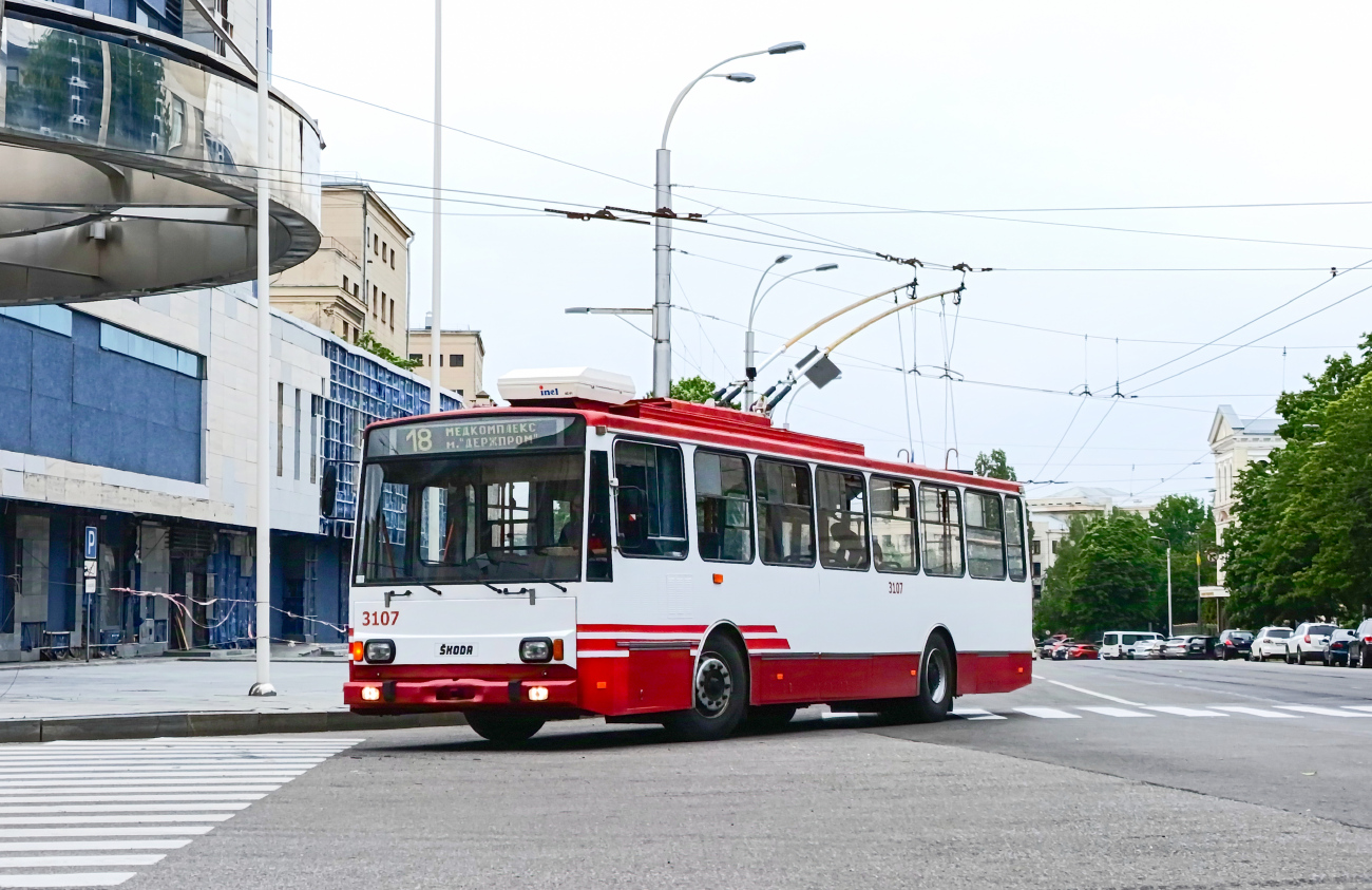 Харьков, Škoda 14TrM № 3107