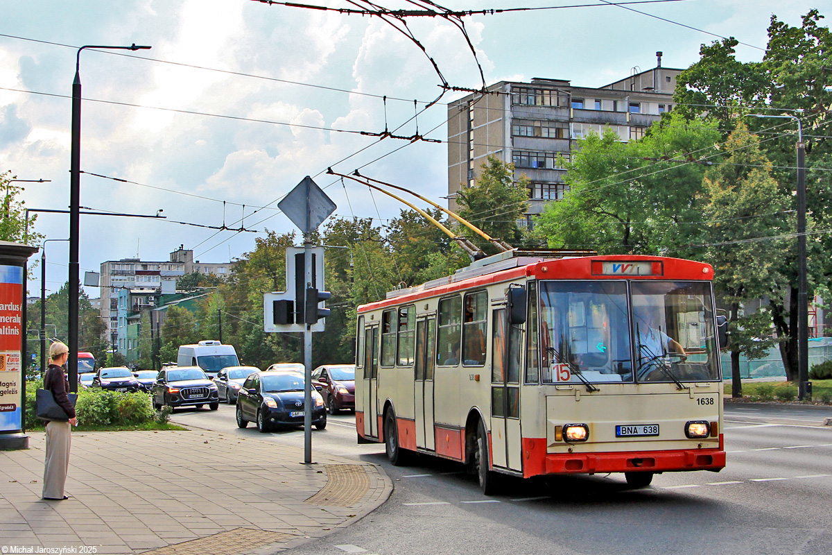 Вильнюс, Škoda 14Tr13/6 № 1638