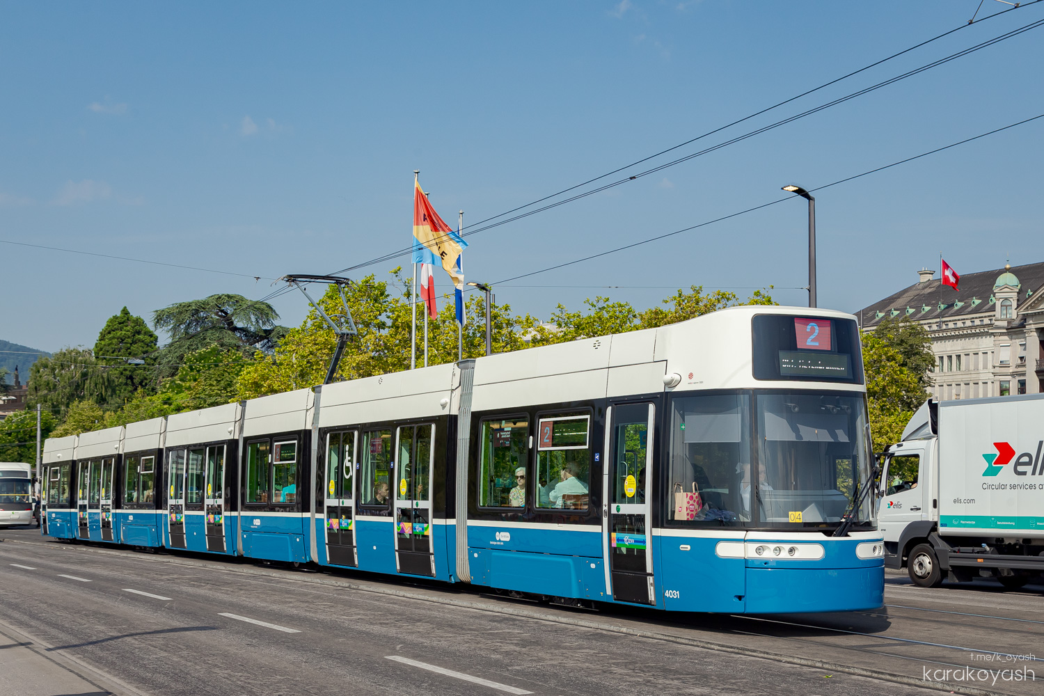 Zürich, Alstom Flexity Zürich — 4031
