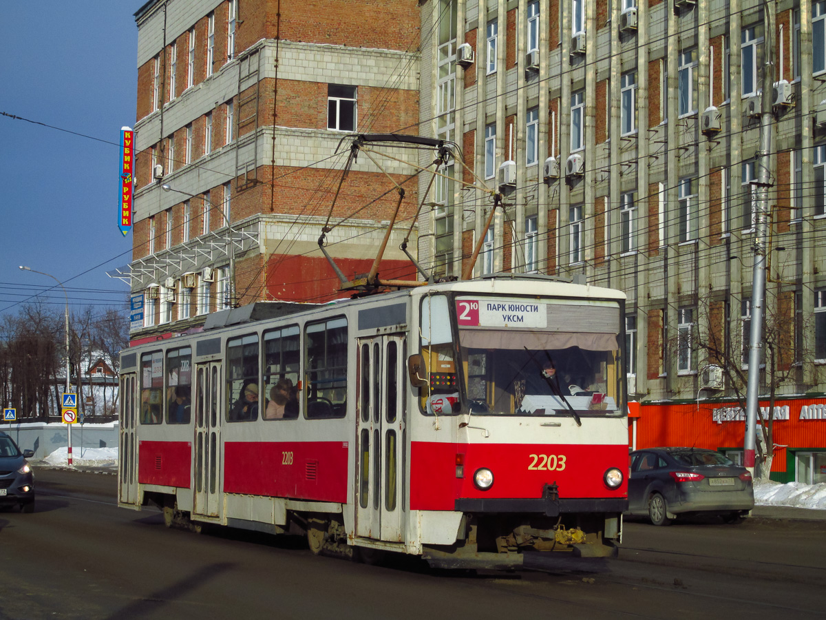 Ульяновск, Tatra T6B5SU № 2203