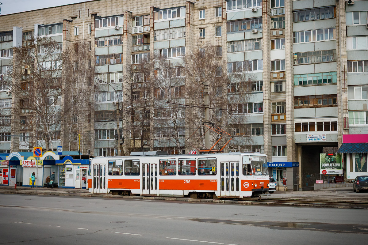 Uljanowsk, Tatra T6B5SU Nr 2203