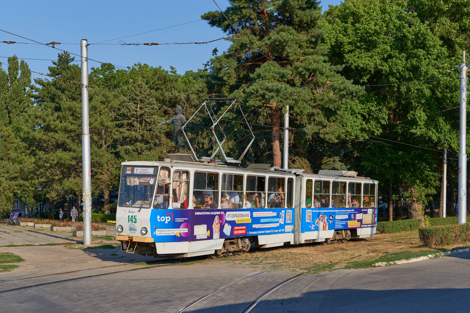 Пятигорск, Tatra KT4SU № 145