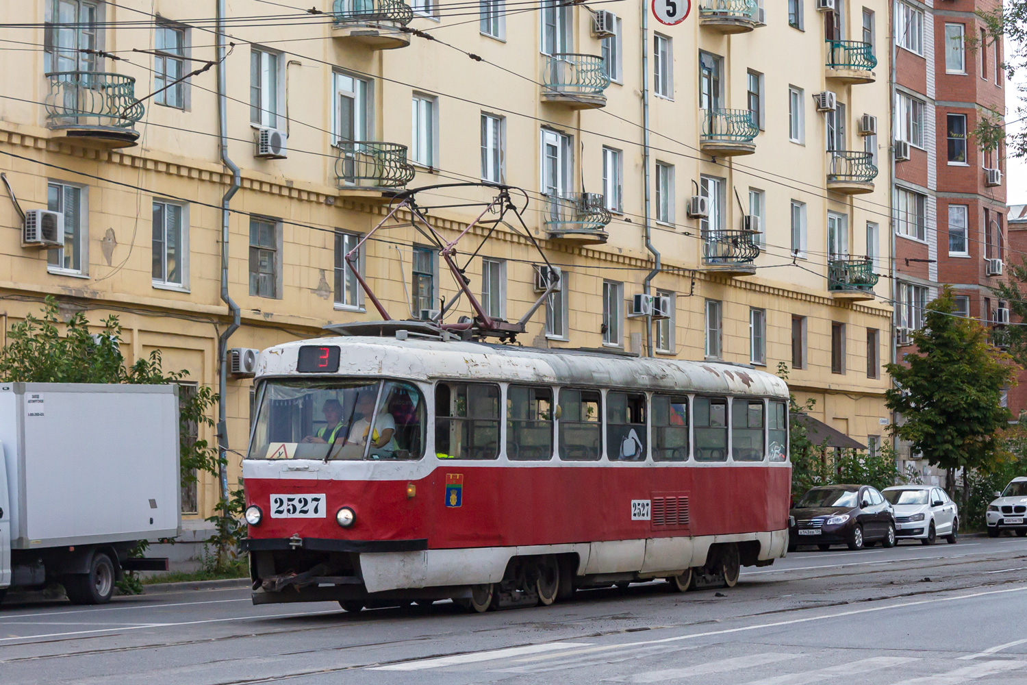 Волгоград, Tatra T3SU (двухдверная) № 2527