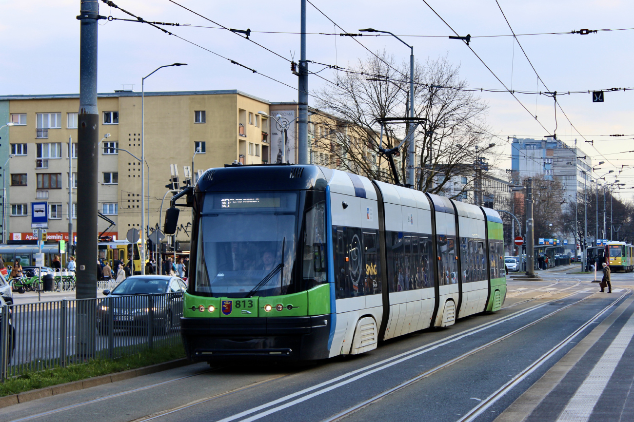 Щецин, PESA Swing 120NaS2 № 813 Щецин, PESA Swing 120NaS2 № 813