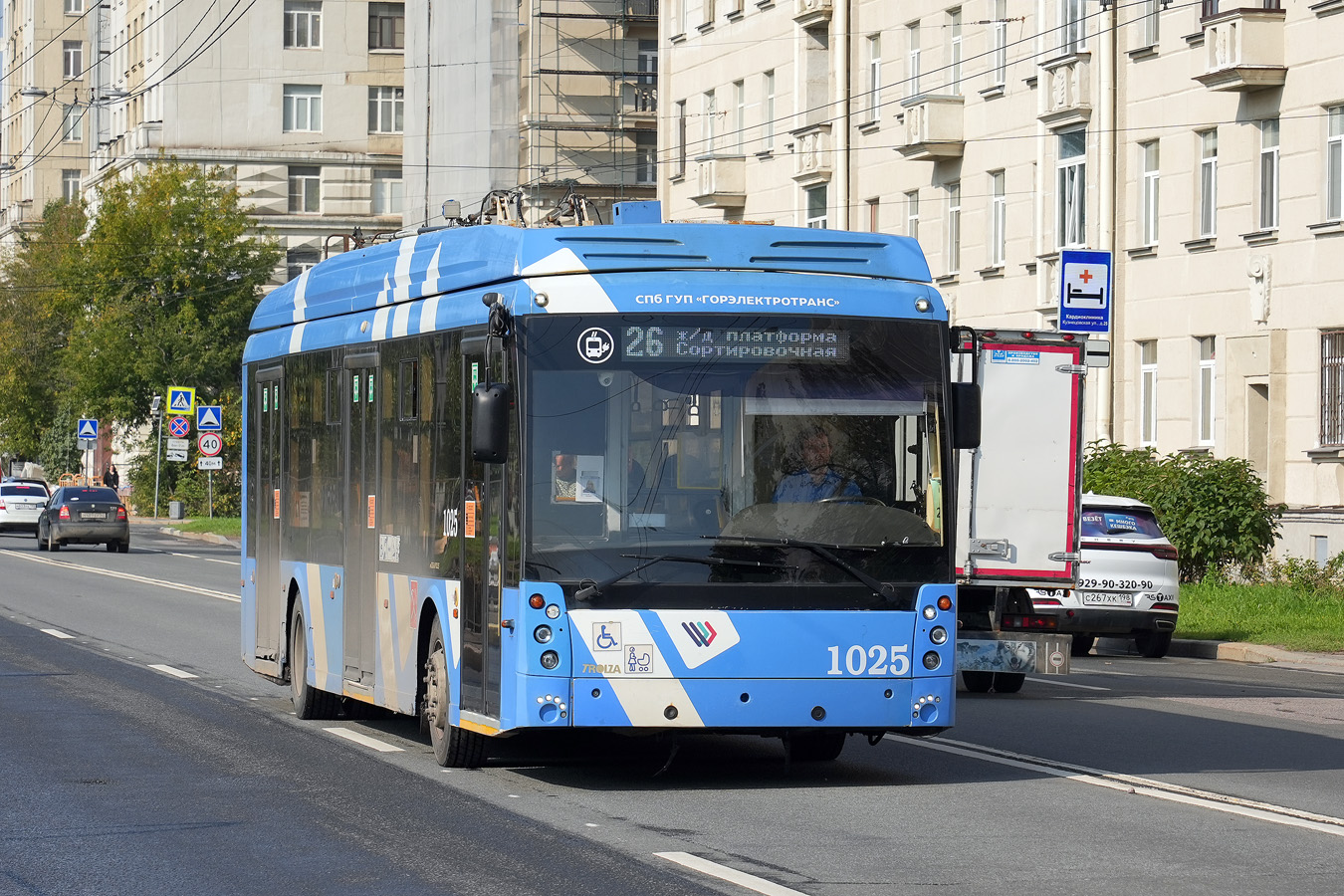 Санкт-Петербург, Тролза-5265.08 «Мегаполис» № 1025