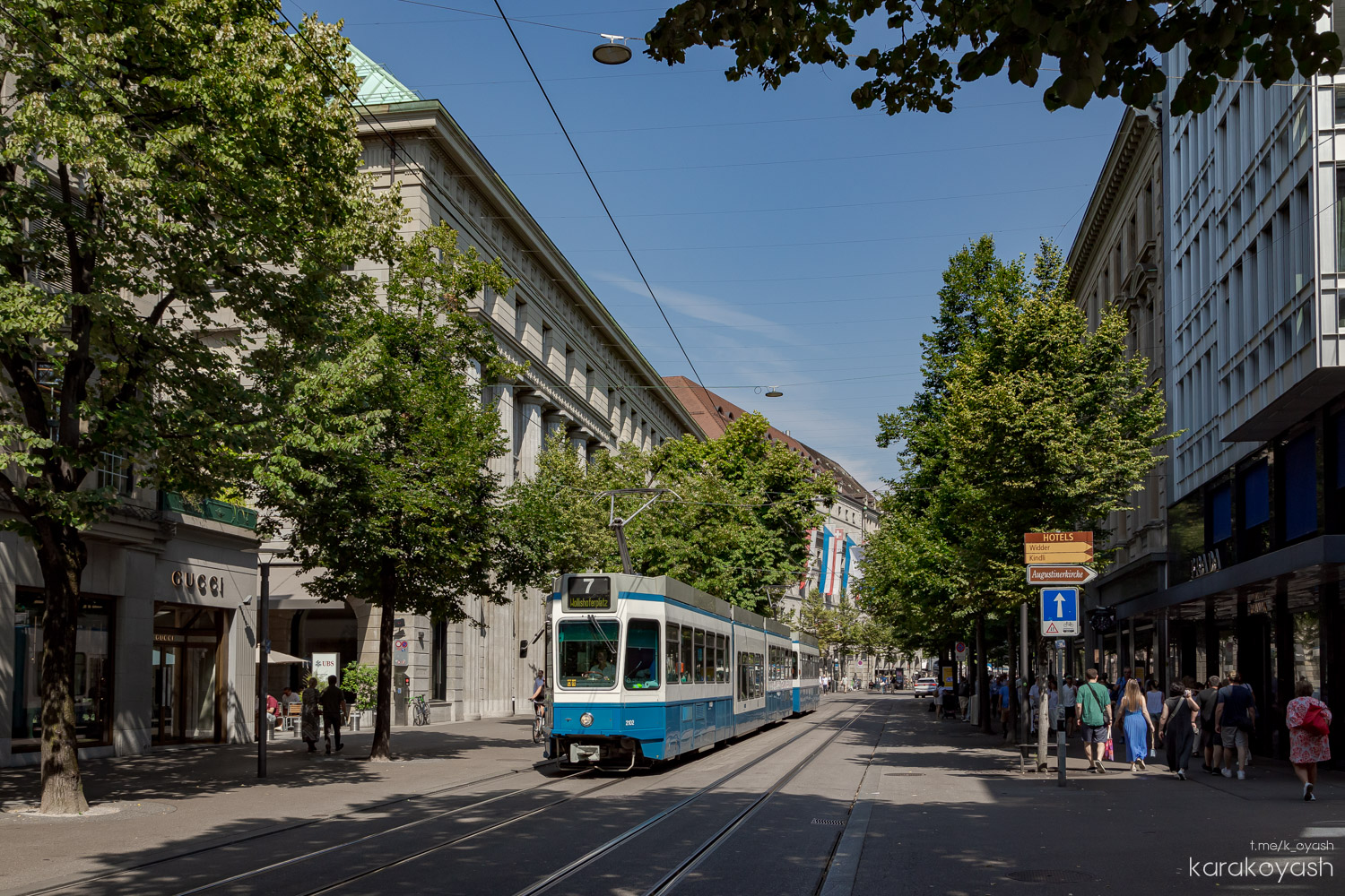 Curych, SWP/SIG/ABB Be 4/8 "Tram 2000 Sänfte" č. 2102