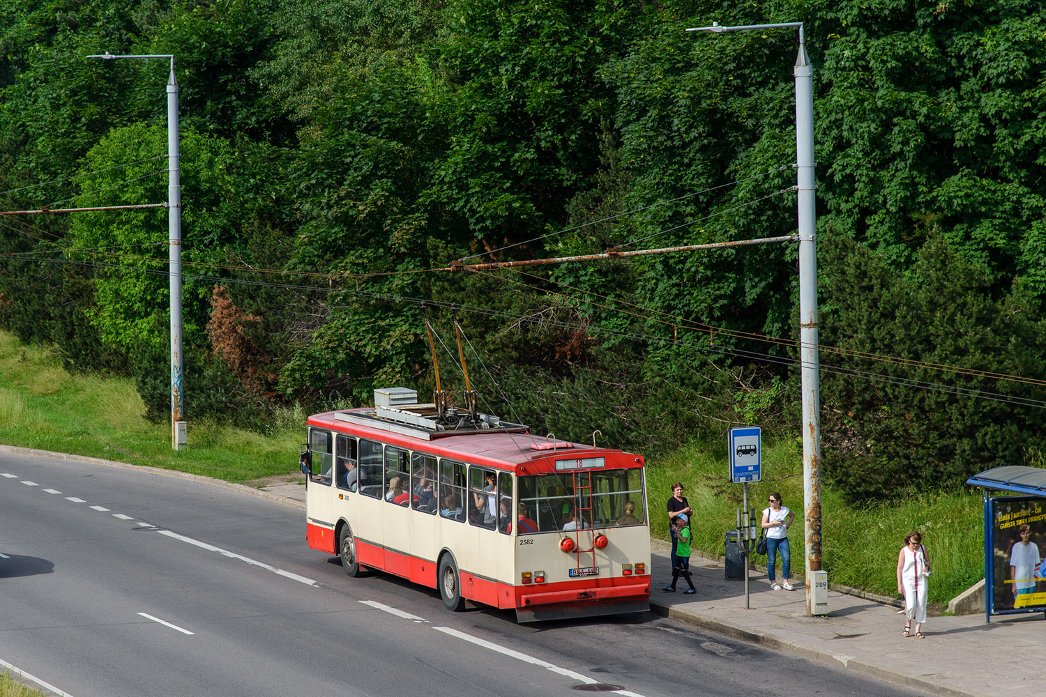 Вильнюс, Škoda 14Tr07 № 2582