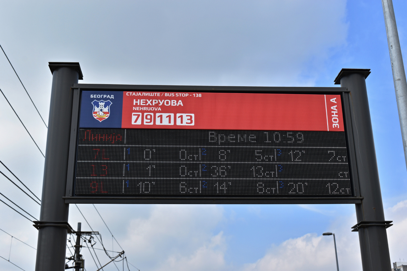 Belgrade — Tram lines and infrastructure