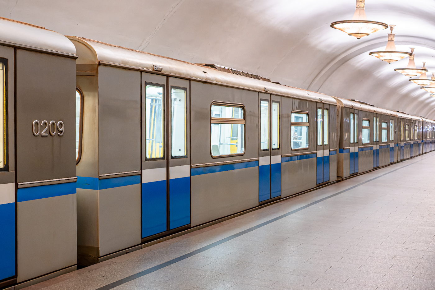 Москва, 81-741.4 «Русич» № 0872; Москва — Парад поездов ко Дню города 13 — 14 сентября 2025