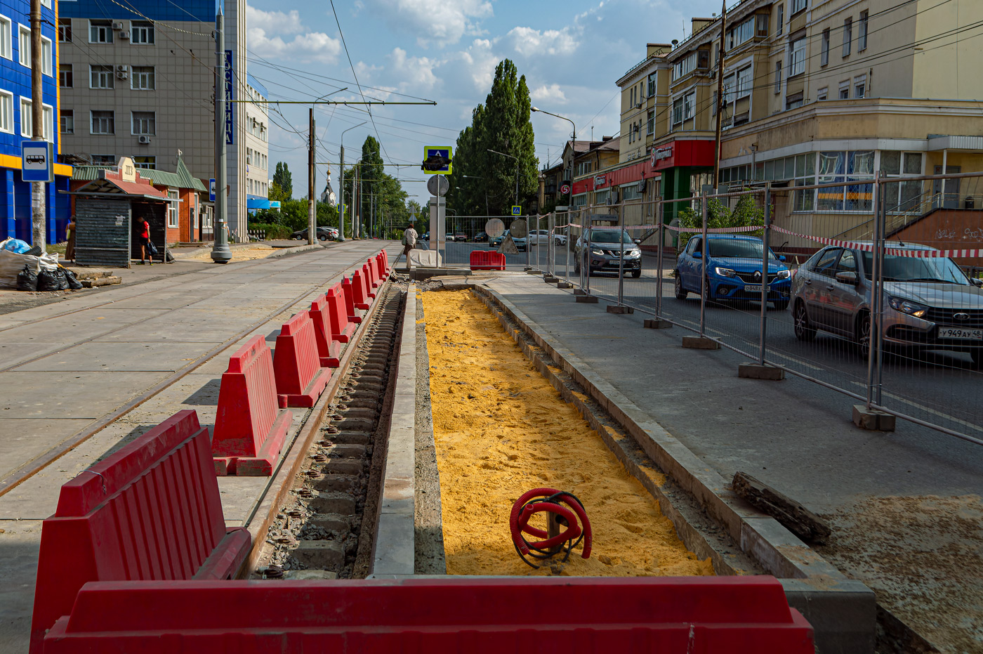Липецк — Ремонт трамвайных путей в рамках концессионного соглашения
