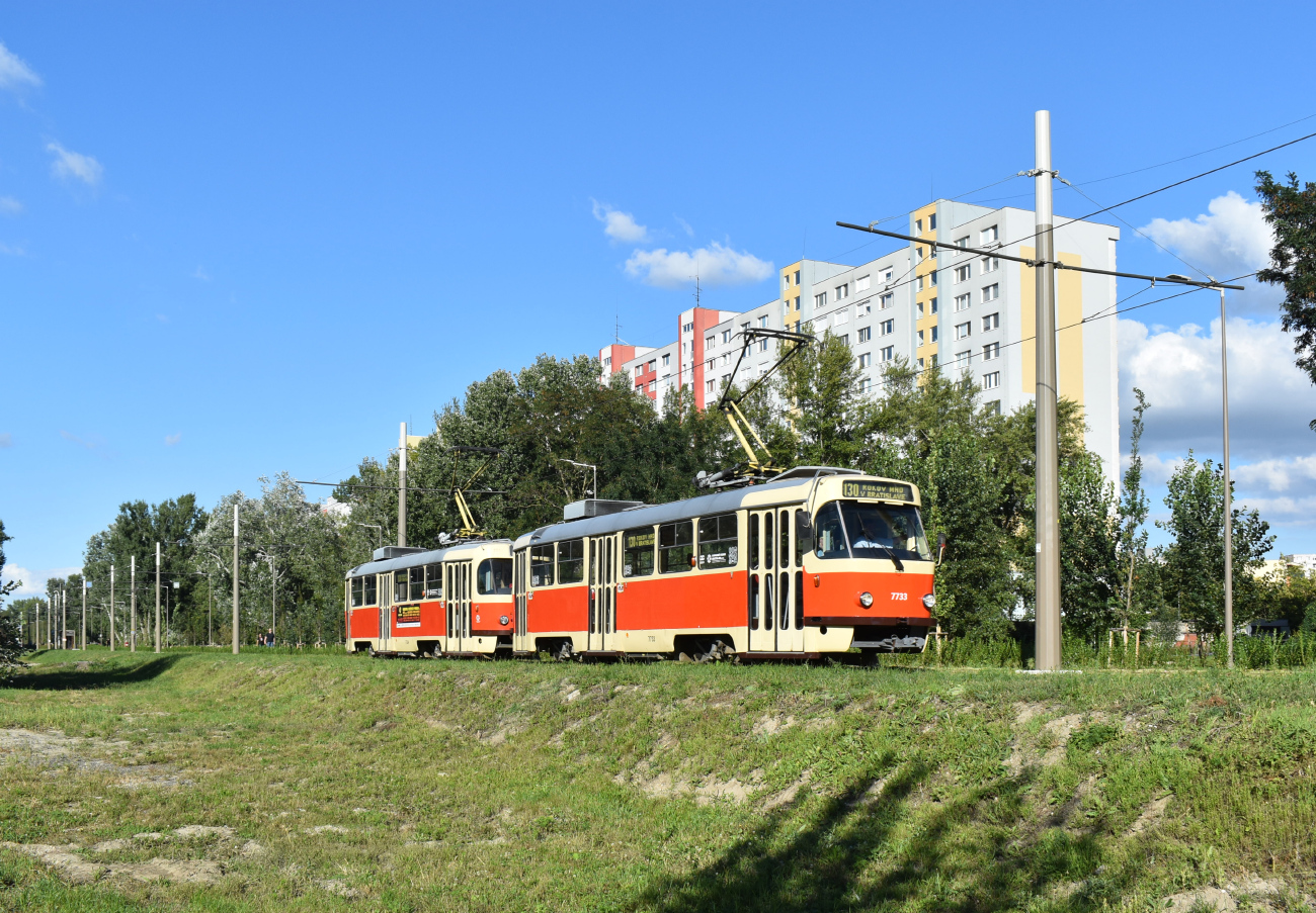 Bratislava, Tatra T3M # 7733; Bratislava — 130th anniversary of public transport
