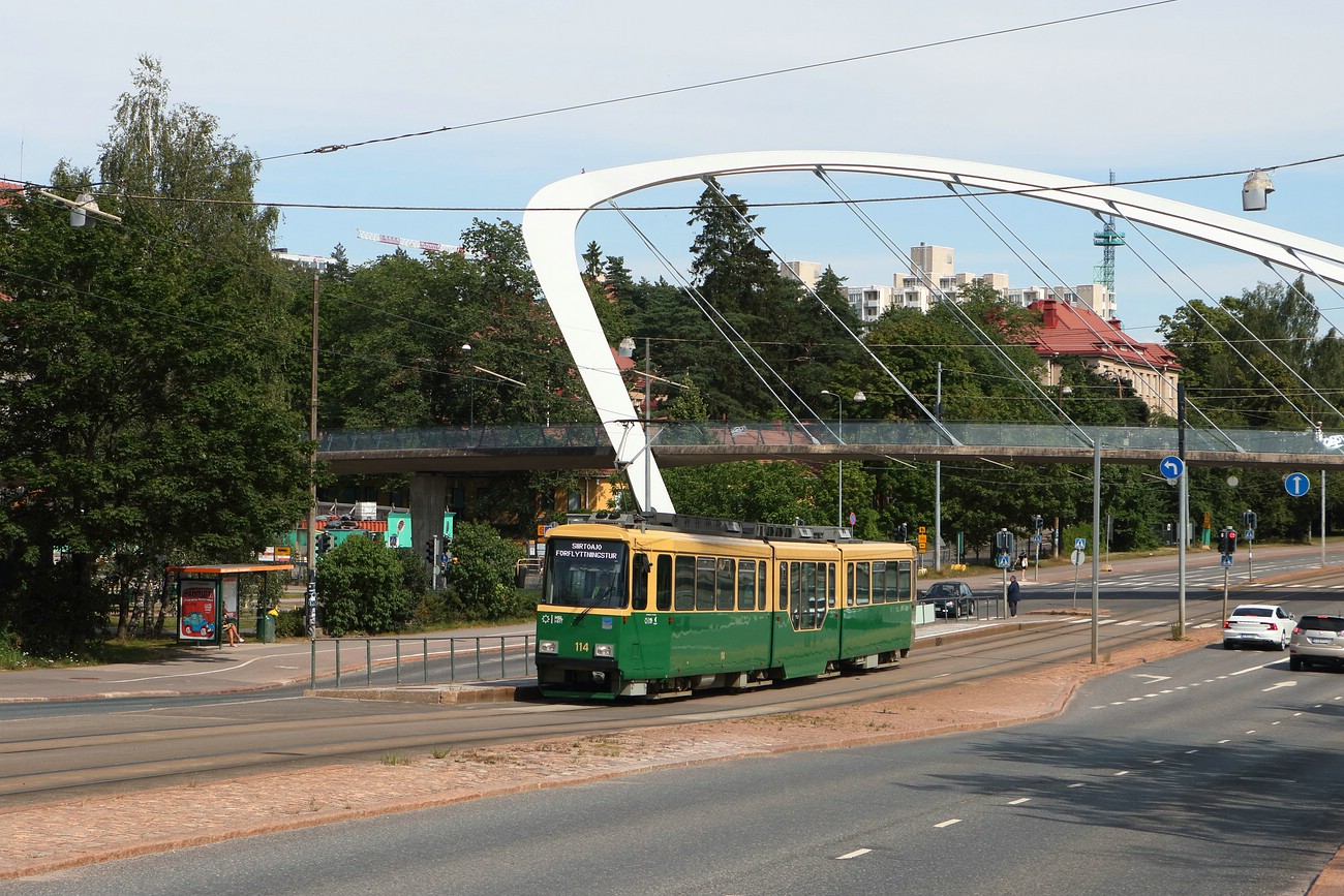 Хельсинки — Эспоо, Valmet MLNRV1 № 114 Хельсинки — Эспоо, Valmet MLNRV1 № 114