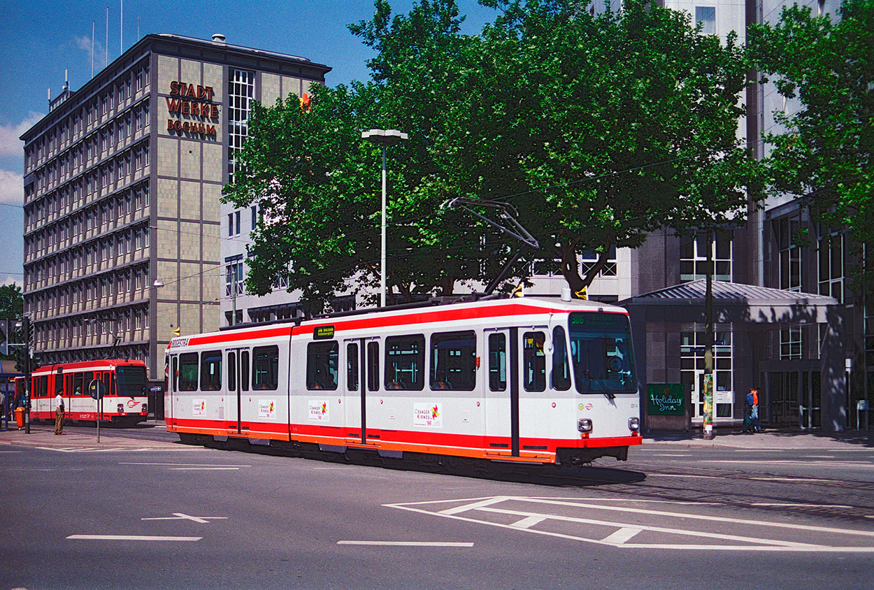 Bochum – Gelsenkirchen, Duewag M6S N°. 321; Bochum – Gelsenkirchen — Old Photos
