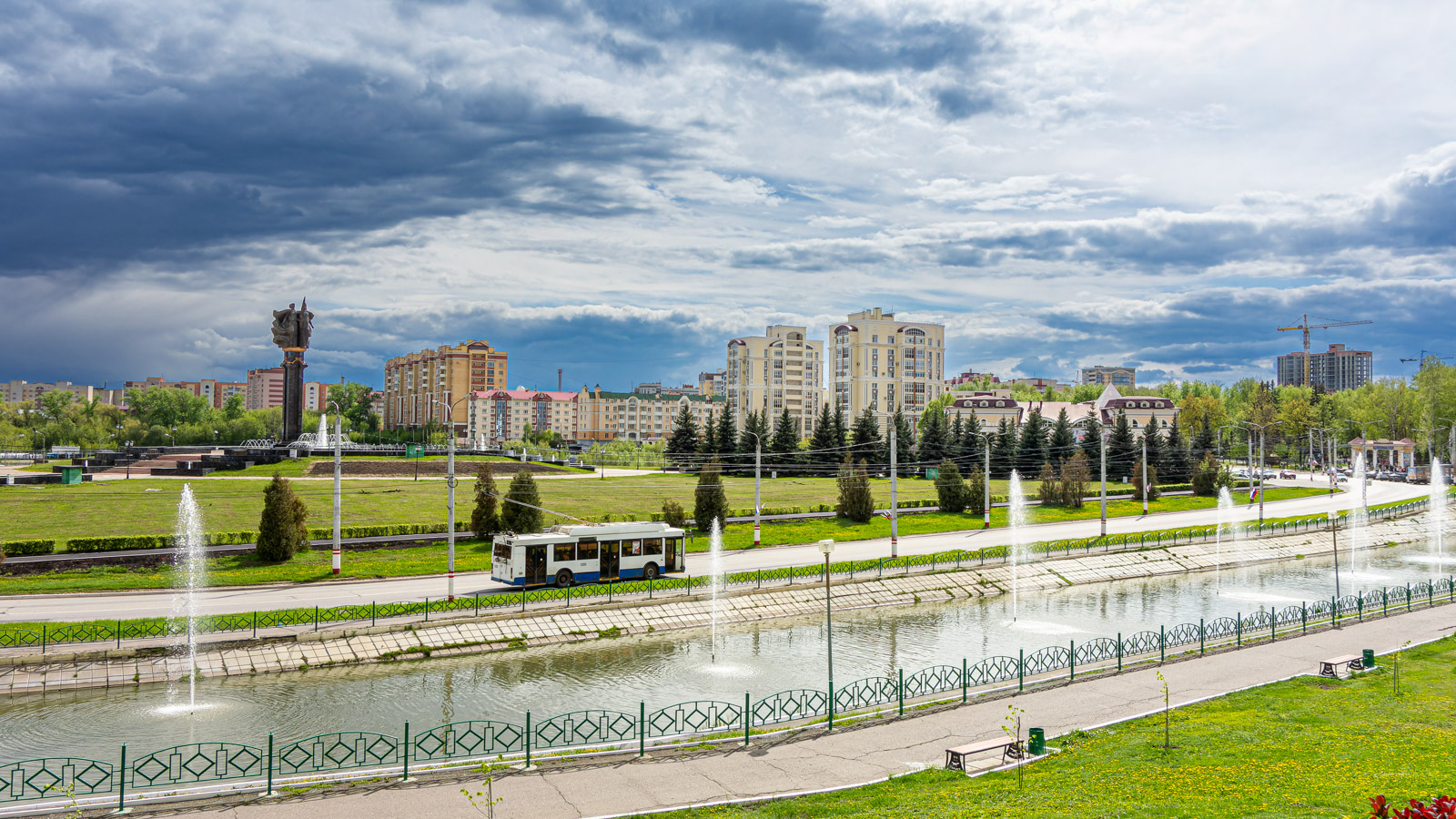 Саранск — Троллейбусные линии — центр города