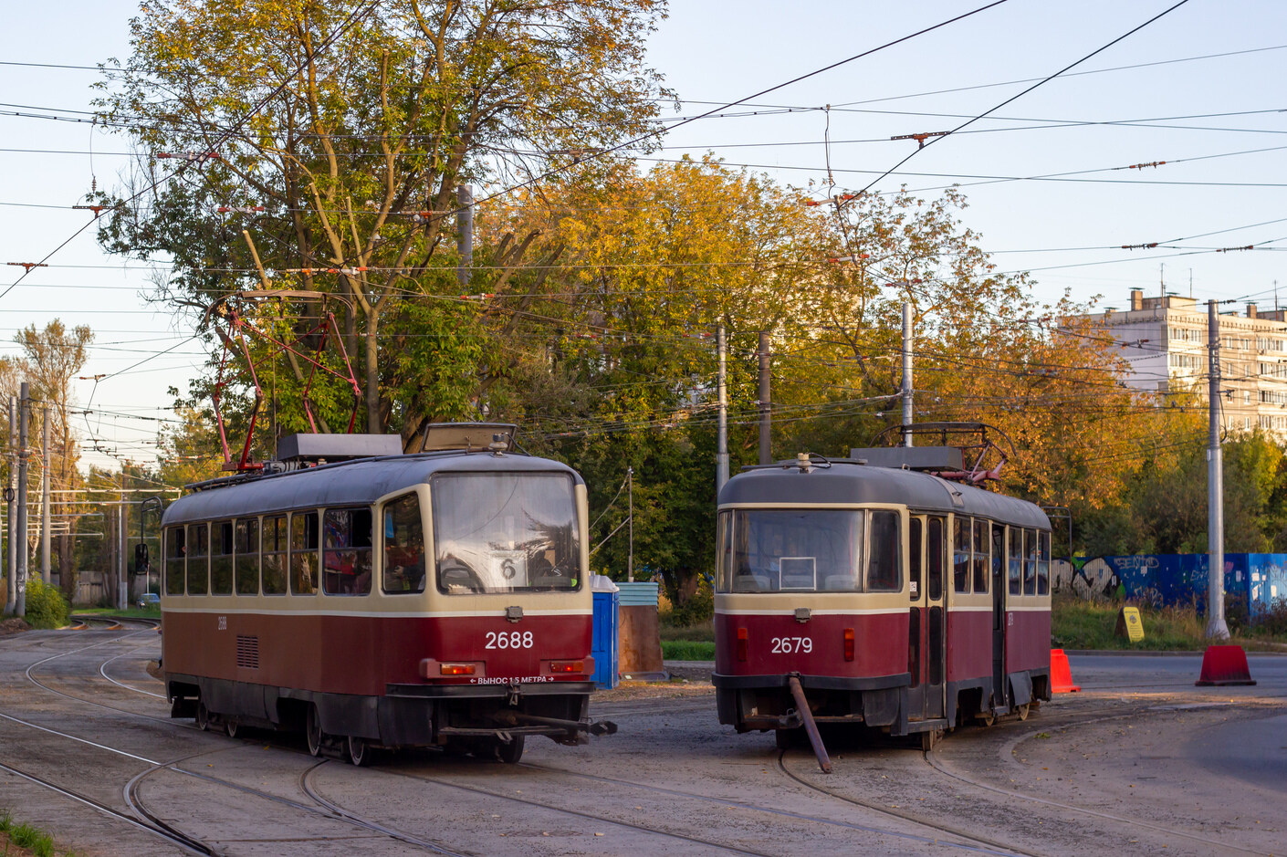 Нижний Новгород, Tatra T3SU КВР ТРЗ № 2688; Нижний Новгород, Tatra T3SU КВР ТРЗ № 2679