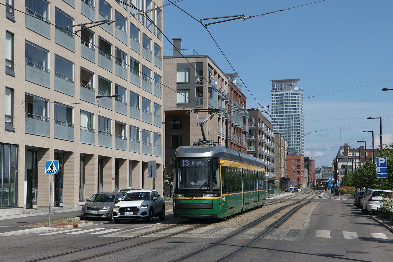 Хельсинки — Эспоо, Škoda ForCity Smart Artic MLNRV3 № 454