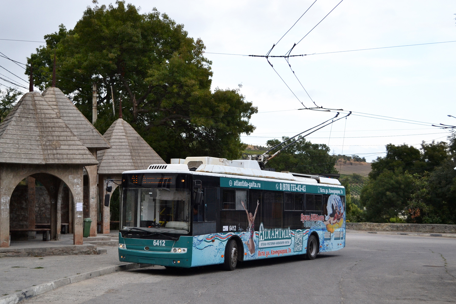 Крымский троллейбус, Богдан Т70115 № 6412