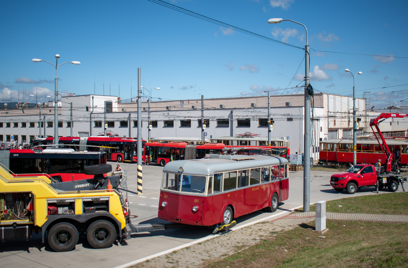 Bratislava, FBW/Tüscher/MFO Tr51 № 80; Bratislava — 130th anniversary of public transport Bratislava, FBW/Tüscher/MFO Tr51 № 80; Bratislava — 130th anniversary of public transport