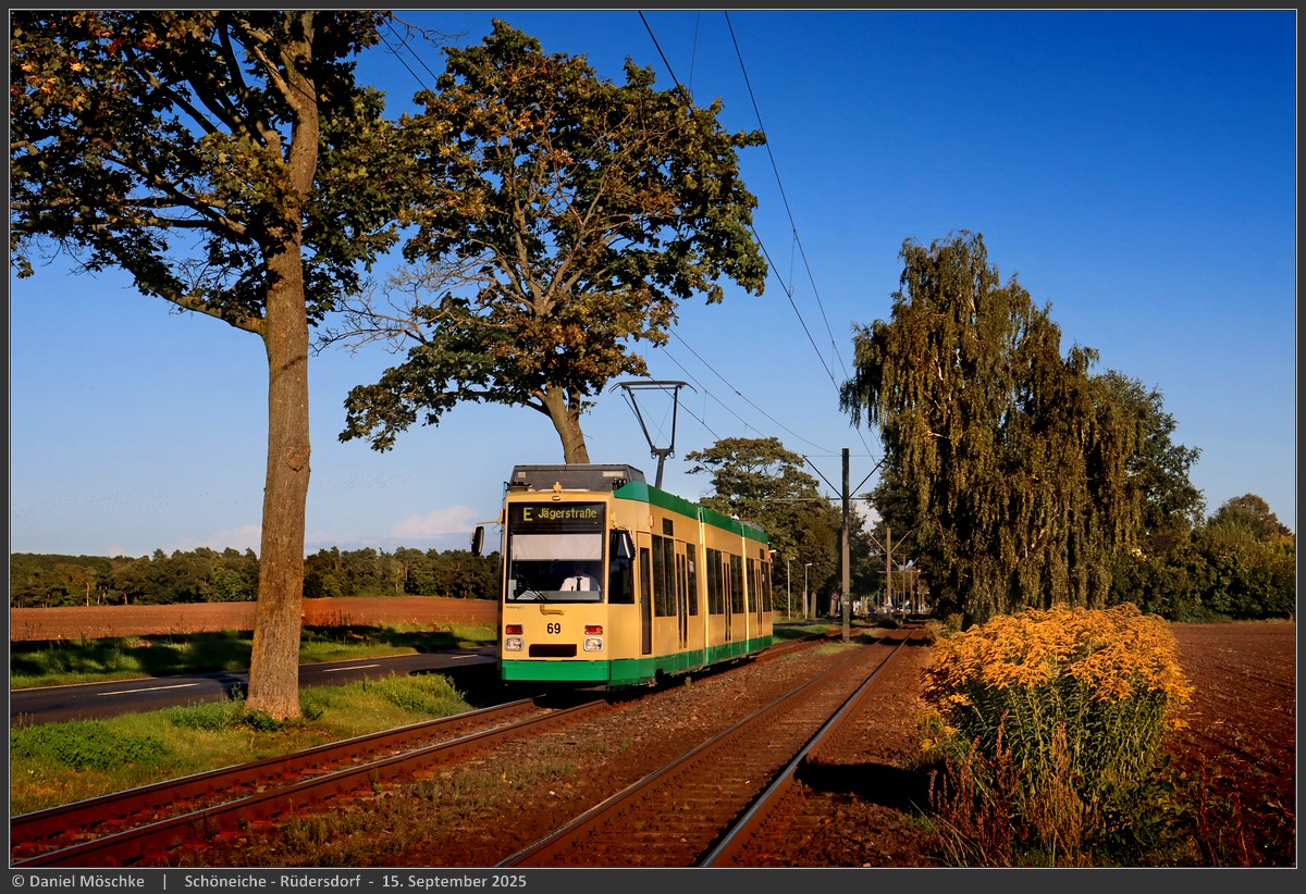 Schöneiche – Rüdersdorf, Duewag MGT6D # 69 Schöneiche – Rüdersdorf, Duewag MGT6D # 69