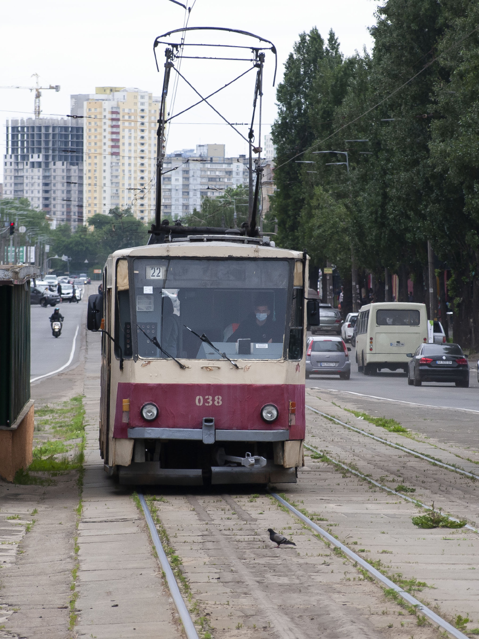 Kyjev, Tatra T6B5SU č. 038