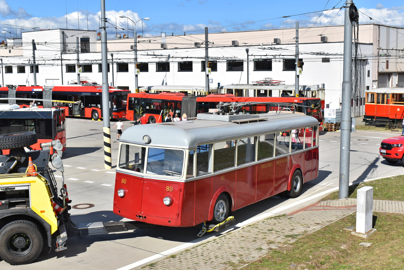 Братислава, FBW/Tüscher/MFO Tr51 № 80; Братислава — 130 лет городскому транспорту Братислава, FBW/Tüscher/MFO Tr51 № 80; Братислава — 130 лет городскому транспорту