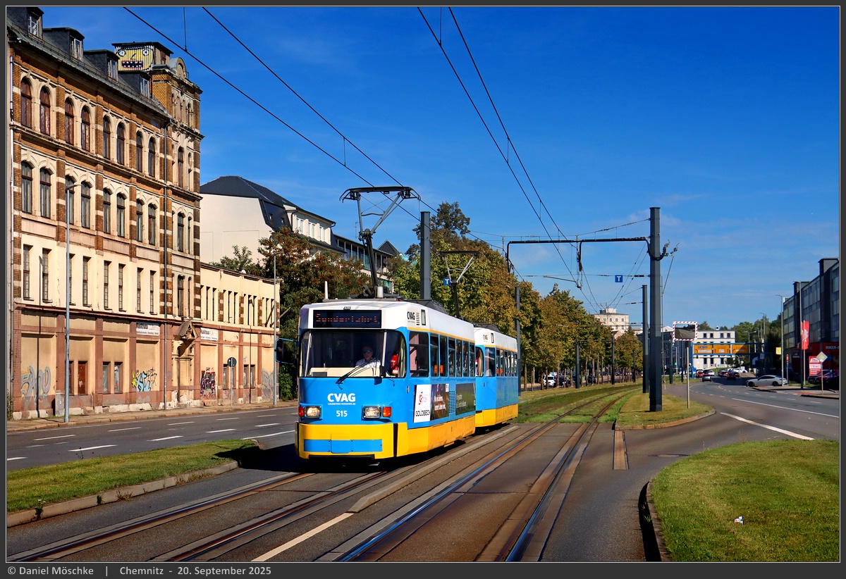 Chemnitz, Tatra T3DM № 515