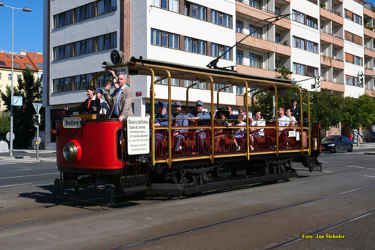 Praha, Ringhoffer 500 # 500; Praha — 150th anniversary of Prague's urban transport