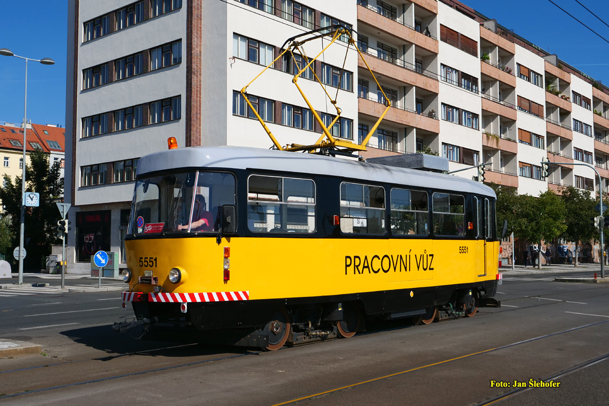 Praga, Tatra T3M Nr 5551; Praga — 150th anniversary of Prague's urban transport