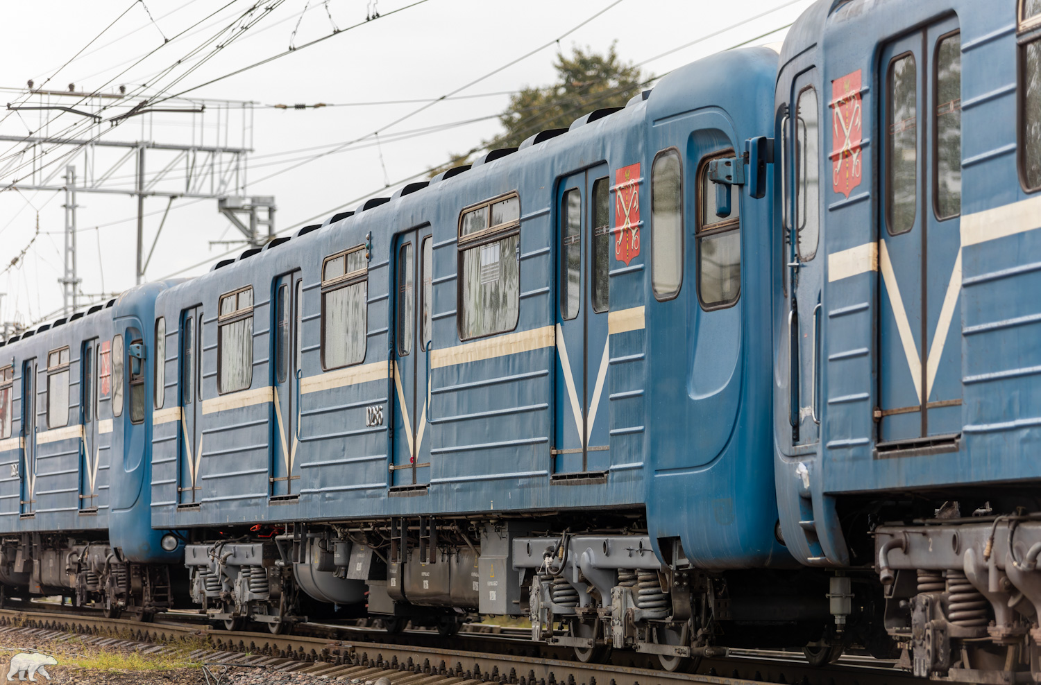 Sankt Petersburg, 81-540.8 Nr. 10286; Sankt Petersburg — Metro — Transport of subway cars by railway