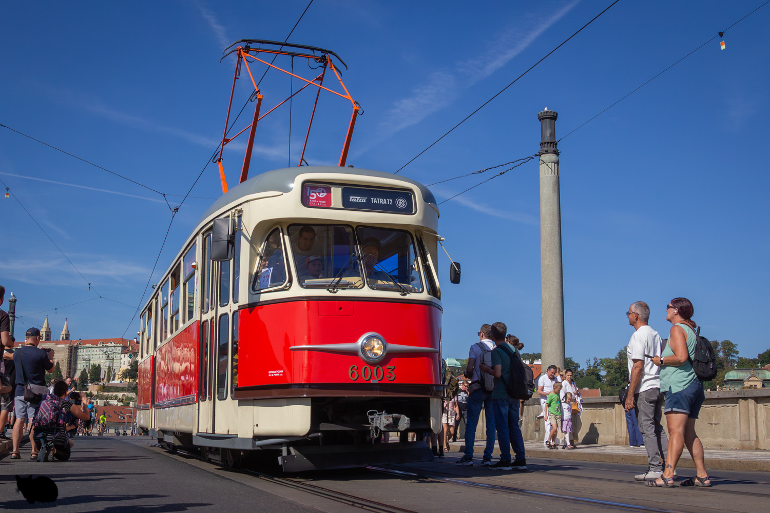 Praga, Tatra T2R Nr 6003; Praga — 150th anniversary of Prague's urban transport