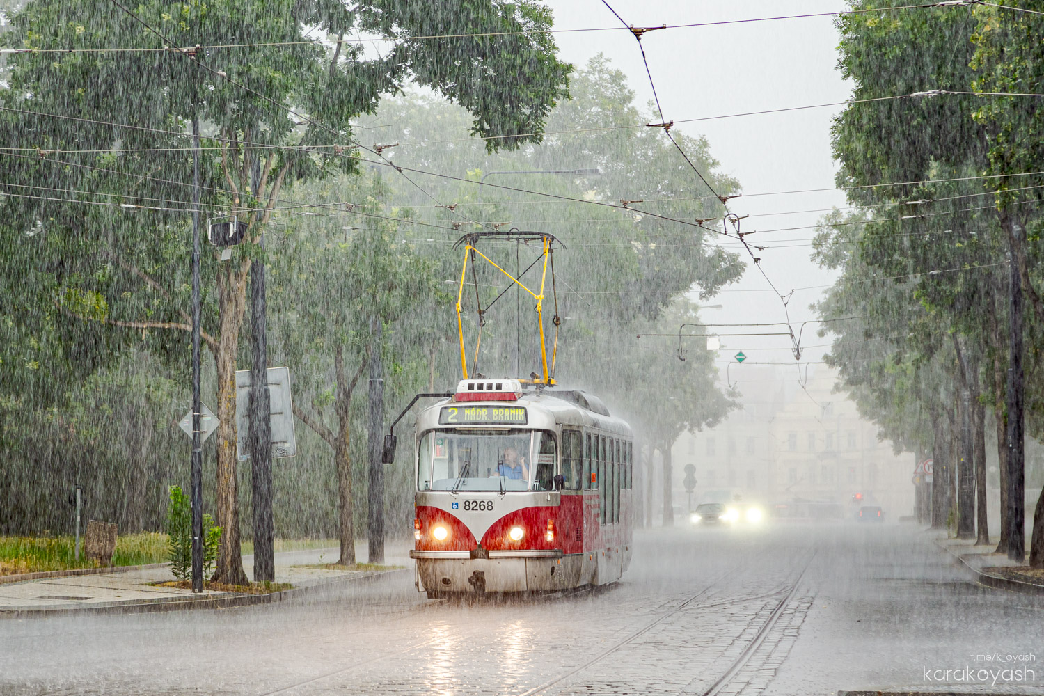 Прага, Tatra T3R.PLF № 8268
