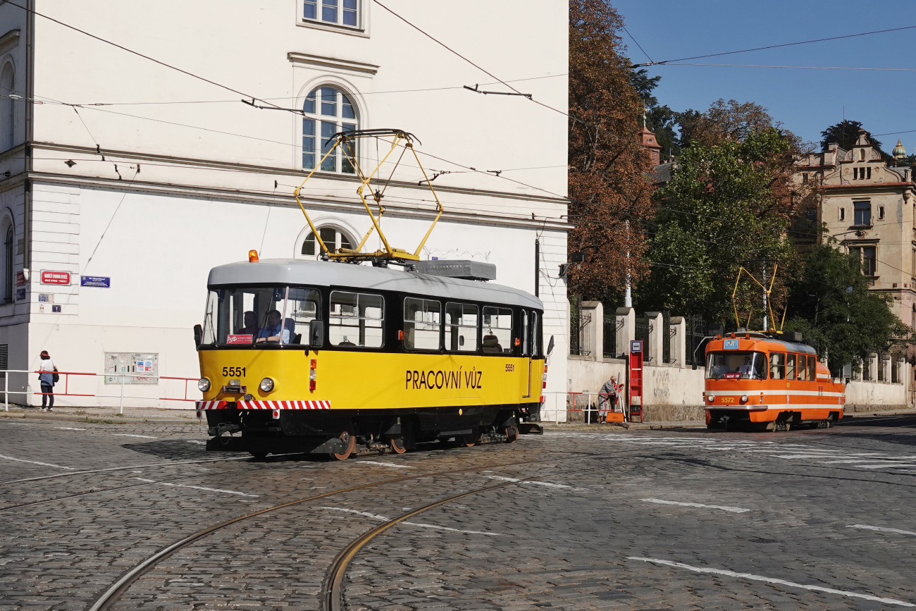 Praha, Tatra T3M № 5551; Praha — 150th anniversary of Prague's urban transport
