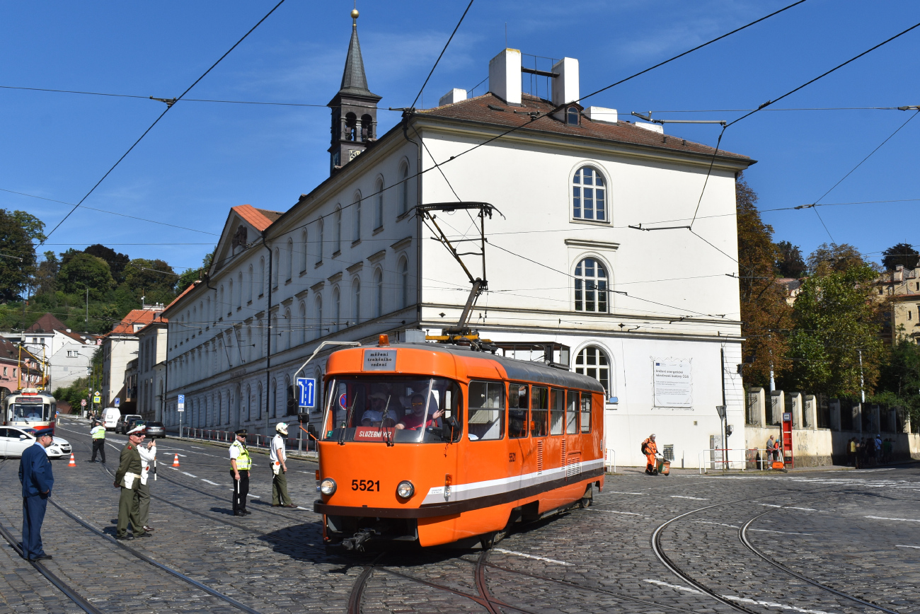 Прага, Tatra T3 № 5521; Прага — 150 лет городскому транспорту в Праге