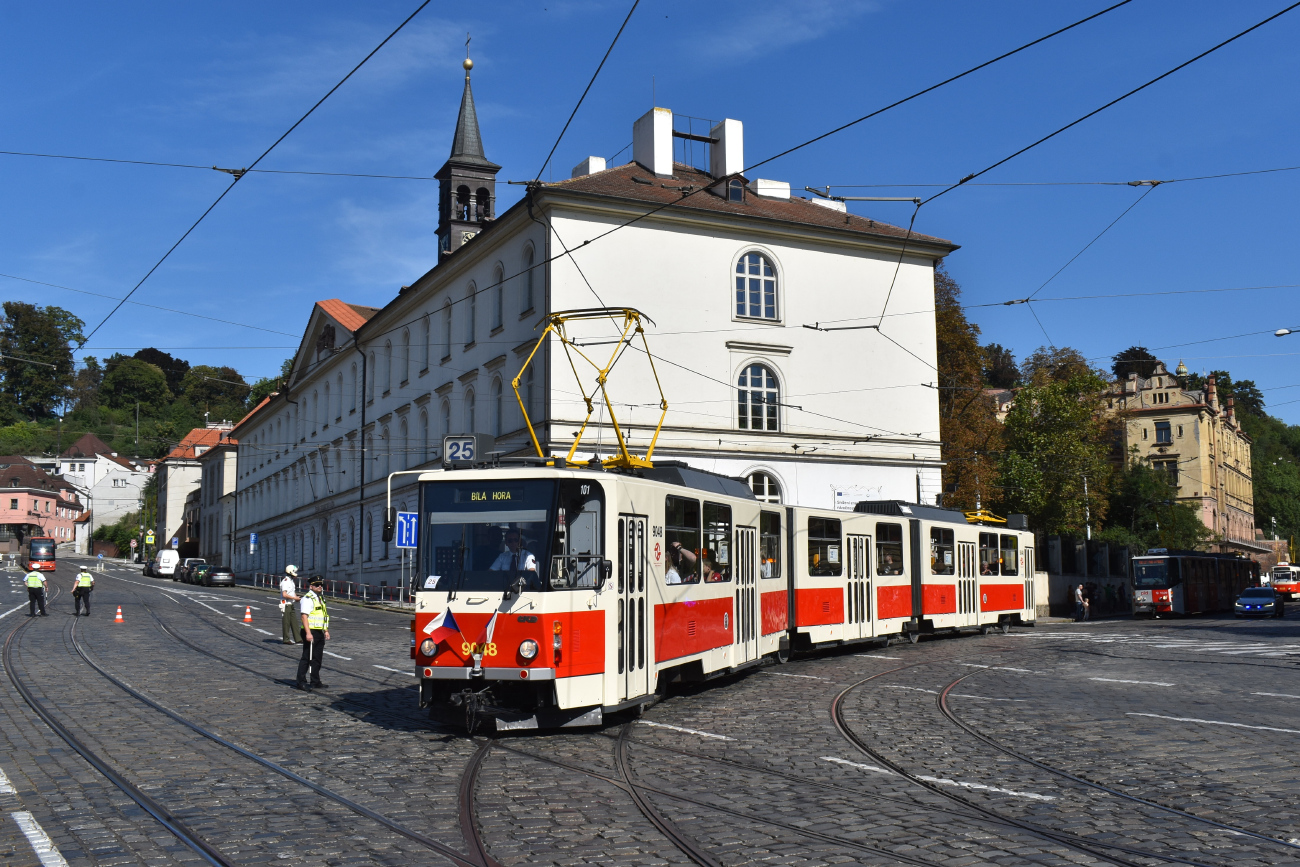 Прага, Tatra KT8D5 № 9048; Прага — 150 лет городскому транспорту в Праге