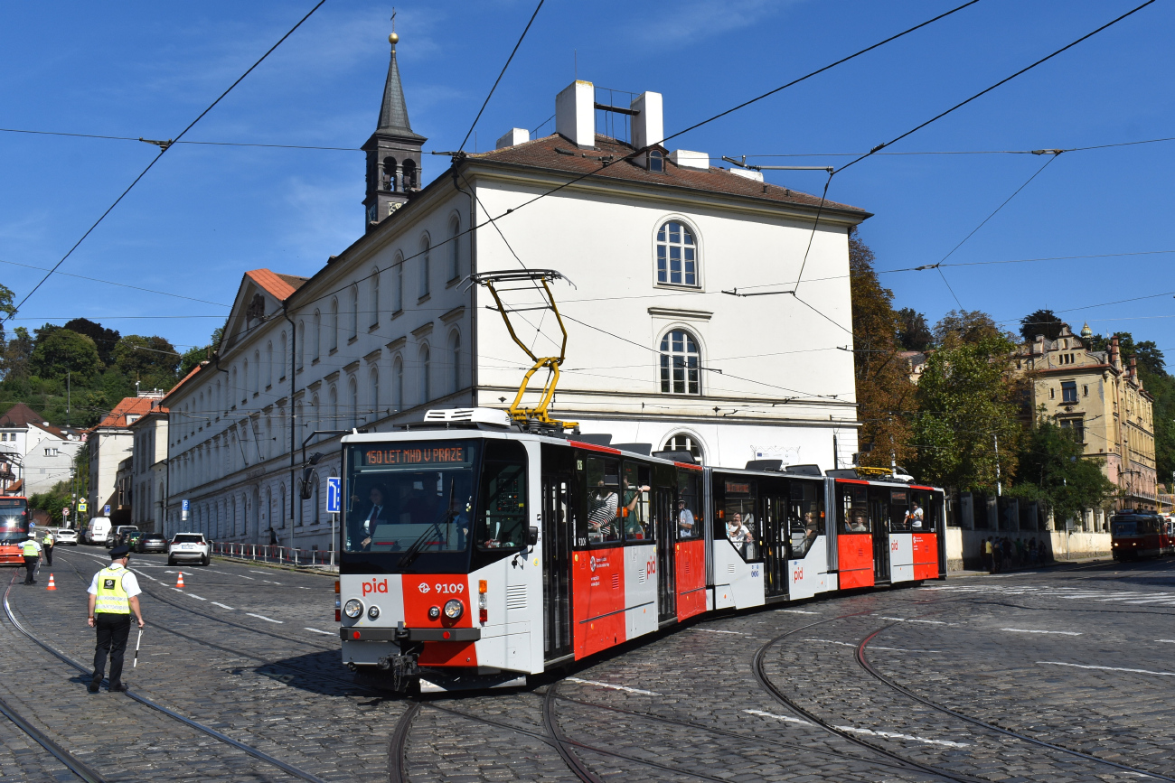 Praga, Tatra KT8D5R.N2P Nr. 9109; Praga — 150th anniversary of Prague's urban transport