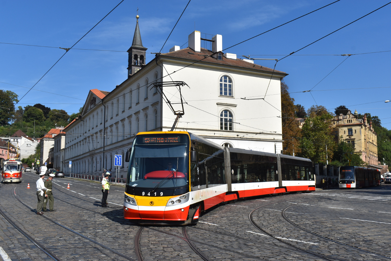 Прага, Škoda 15T6 ForCity Alfa Praha № 9419; Прага — 150 лет городскому транспорту в Праге
