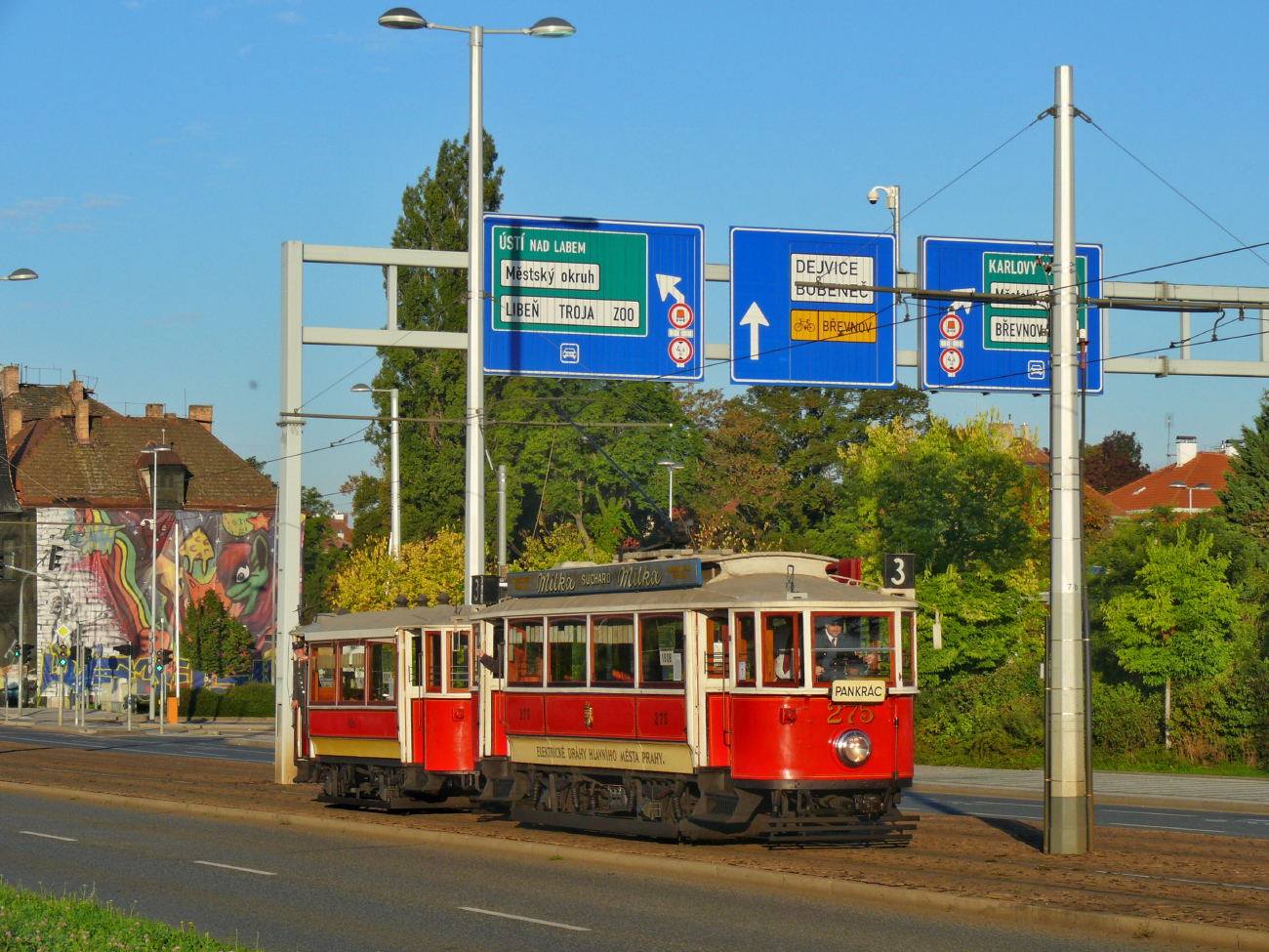 Prague, Ringhoffer DSM № 275; Prague — 150th anniversary of Prague's urban transport