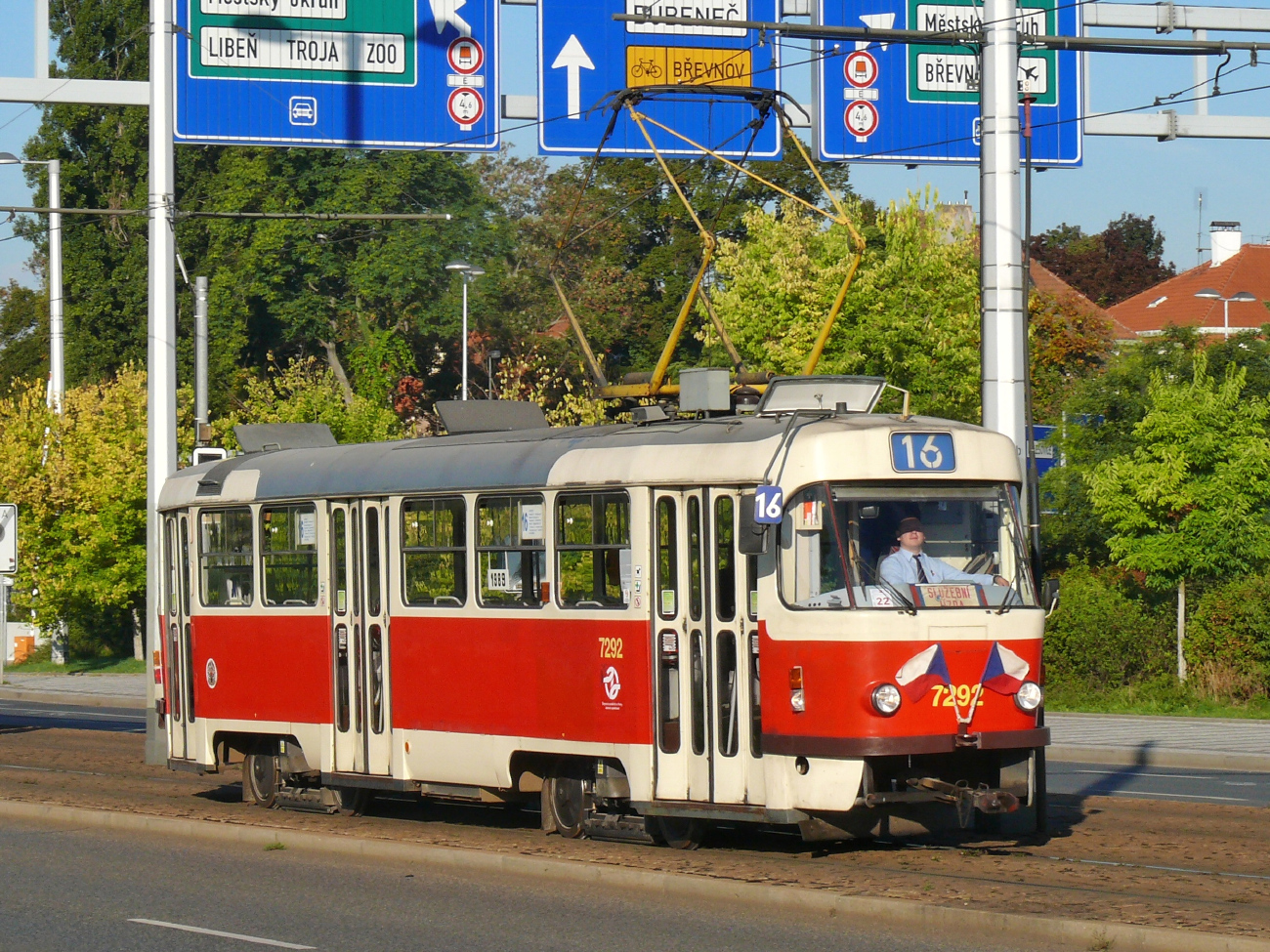 Прага, Tatra T3SUCS № 7292; Прага — 150 лет городскому транспорту в Праге