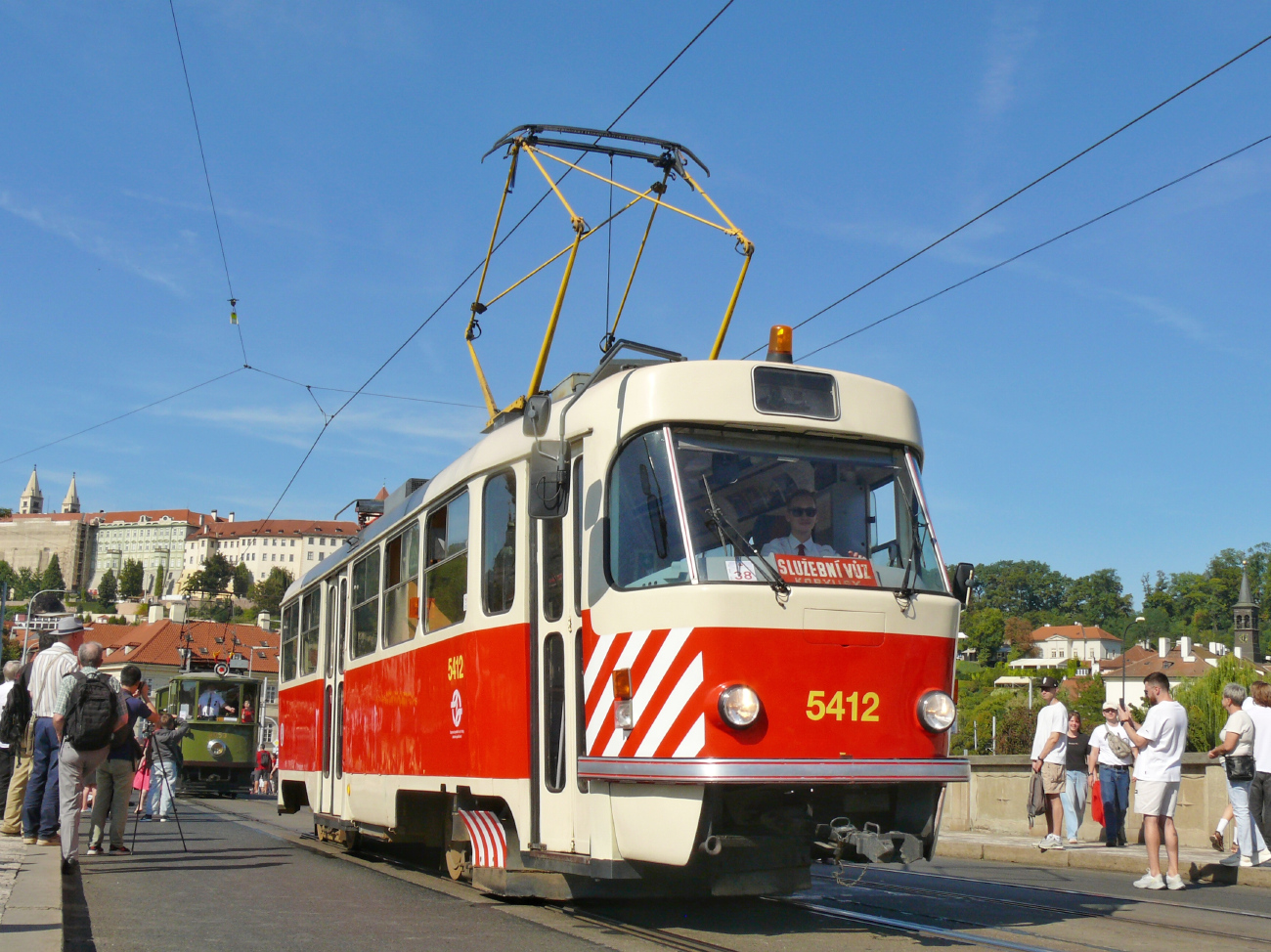 布拉格, Tatra T3M # 5412; 布拉格 — 150th anniversary of Prague's urban transport