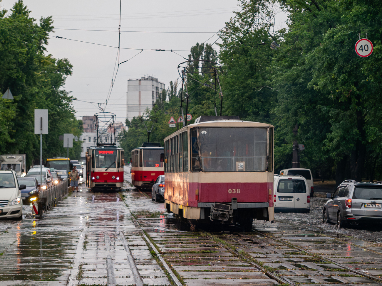 Киев, Tatra T6B5SU № 038