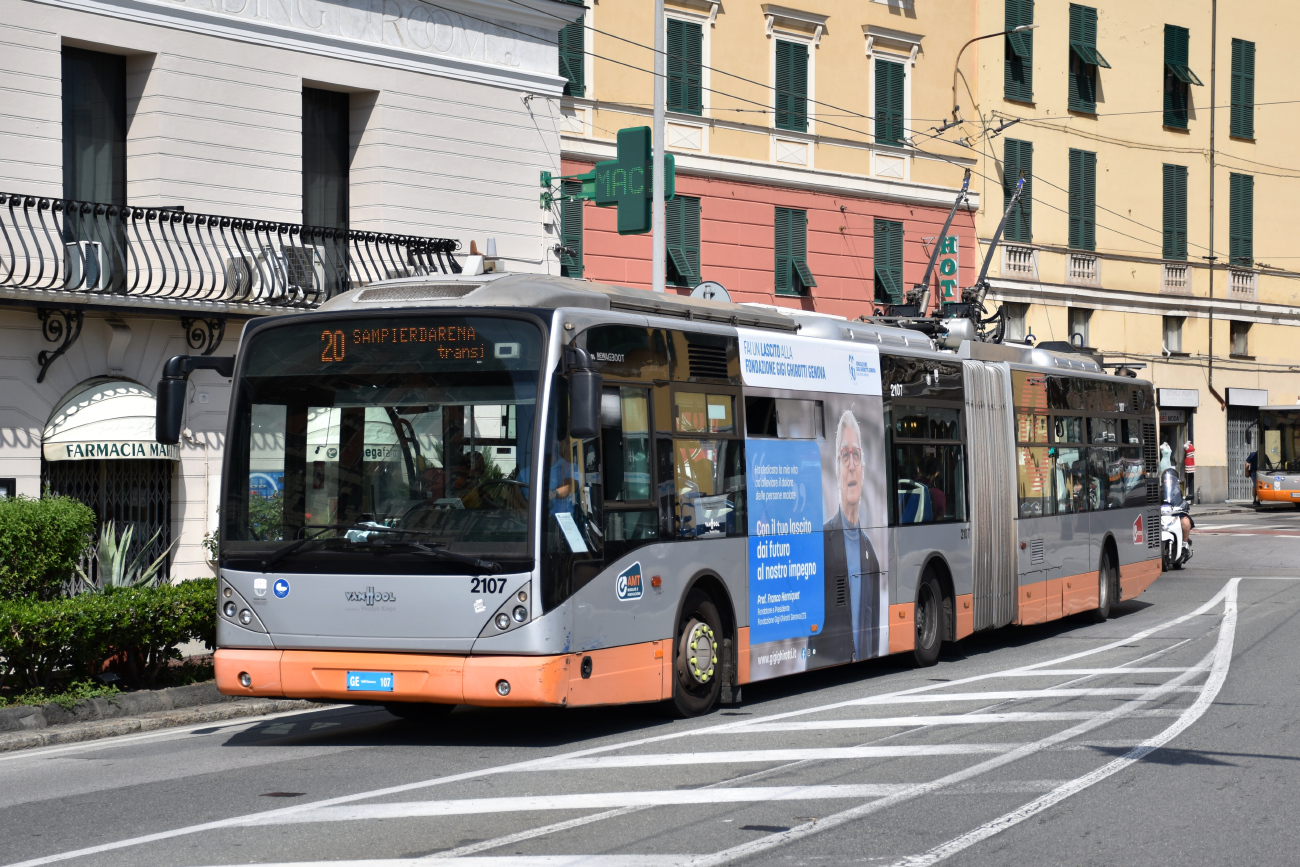 Генуя, Van Hool AG 300T № 2107