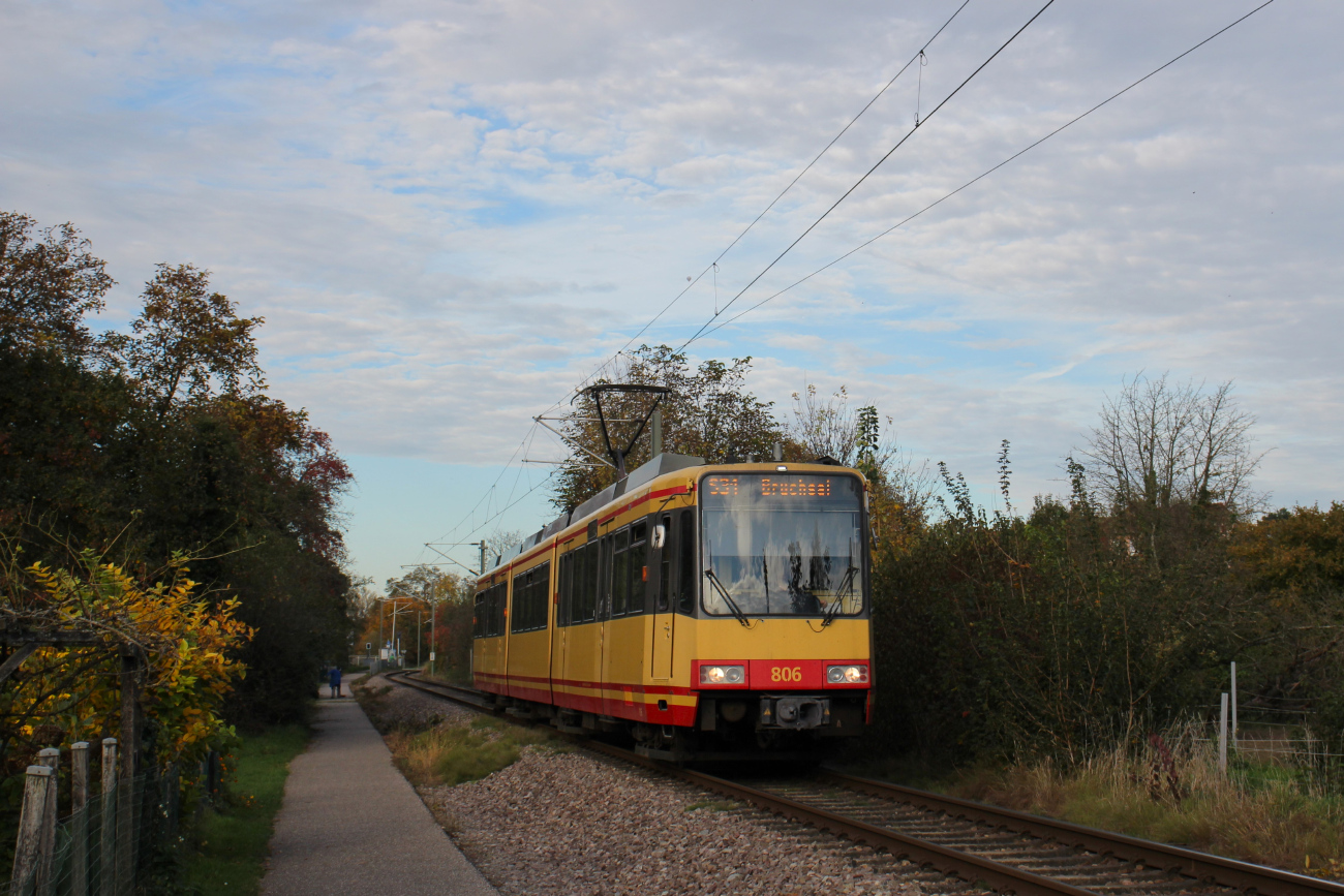 Карлсруэ, Duewag GT8-100C/2S № 806