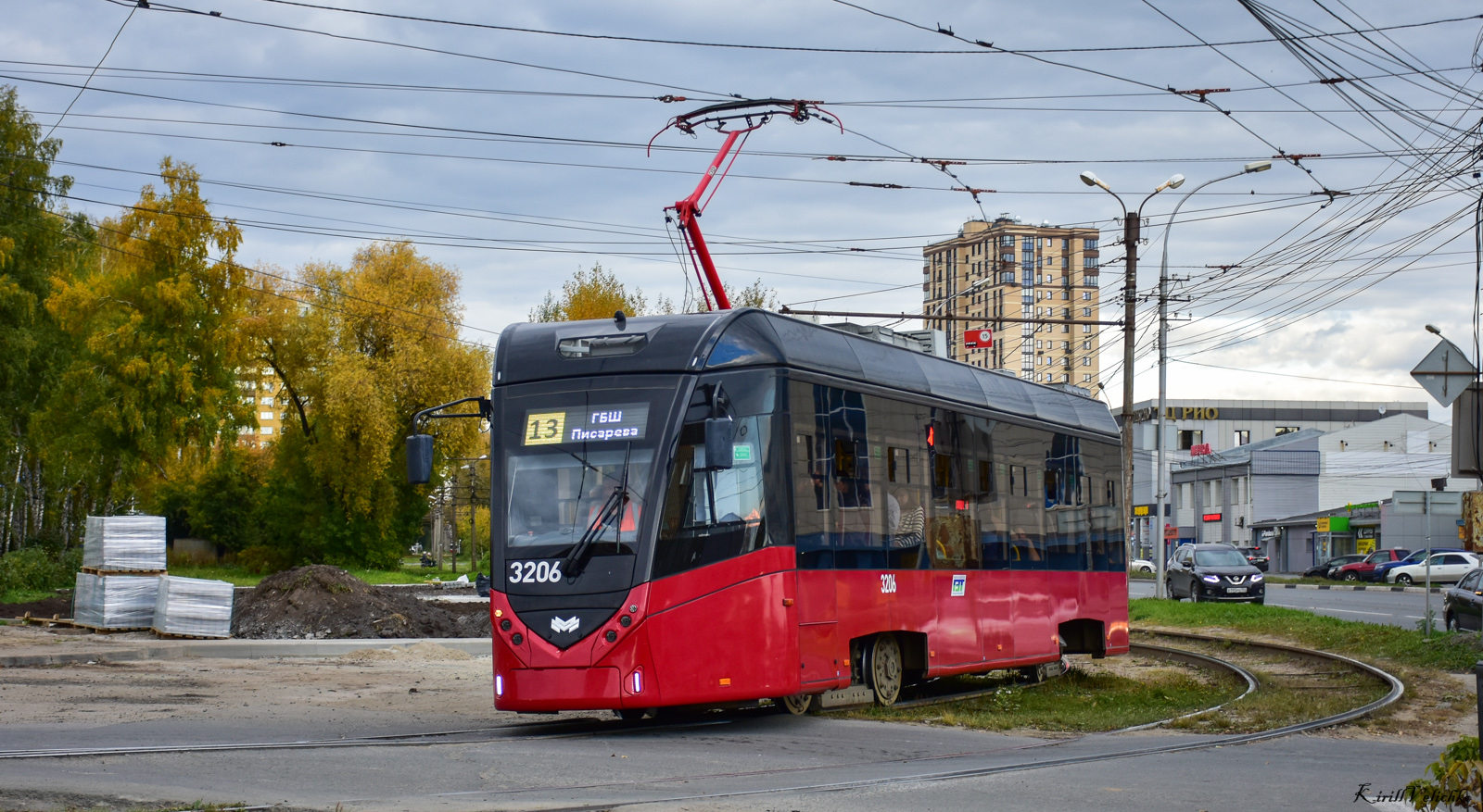 Новосибирск, БКМ Т701 № 3206 Новосибирск, БКМ Т701 № 3206