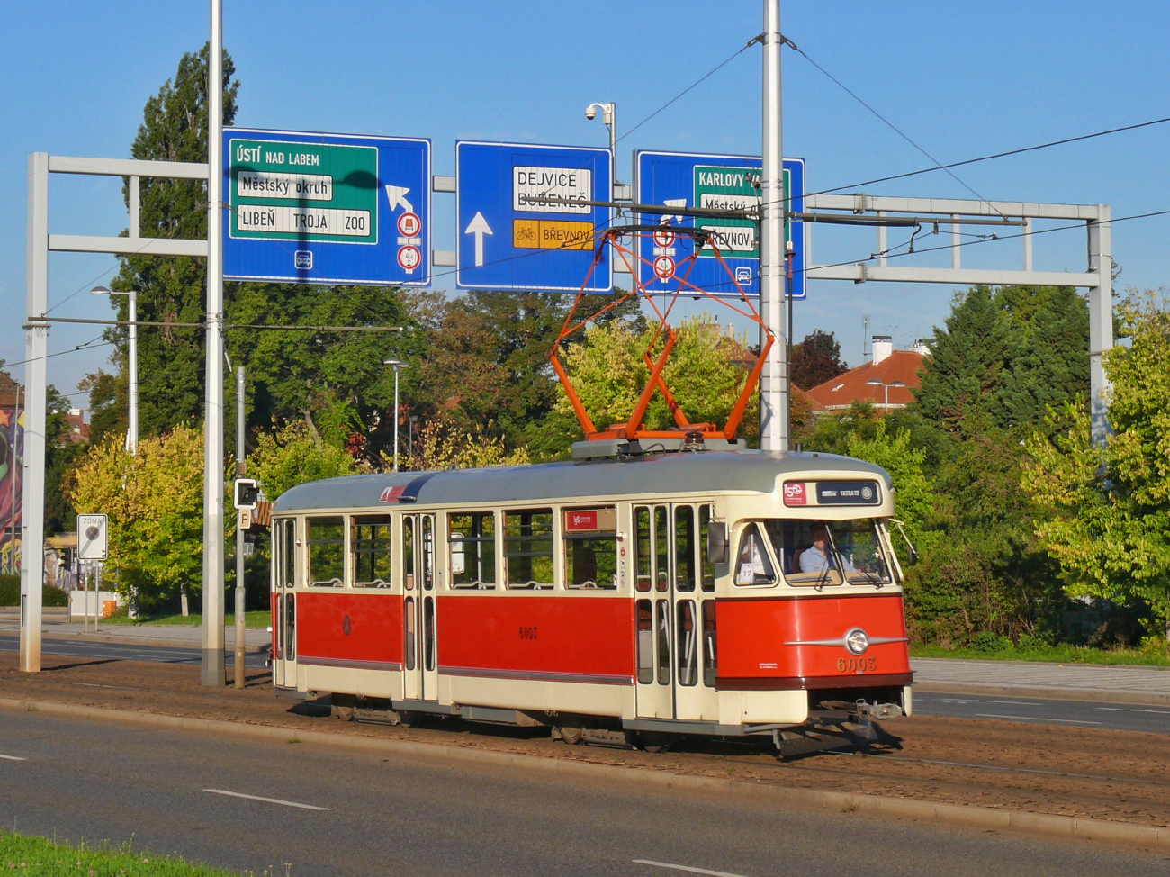 Prag, Tatra T2R Nr. 6003; Prag — 150th anniversary of Prague's urban transport