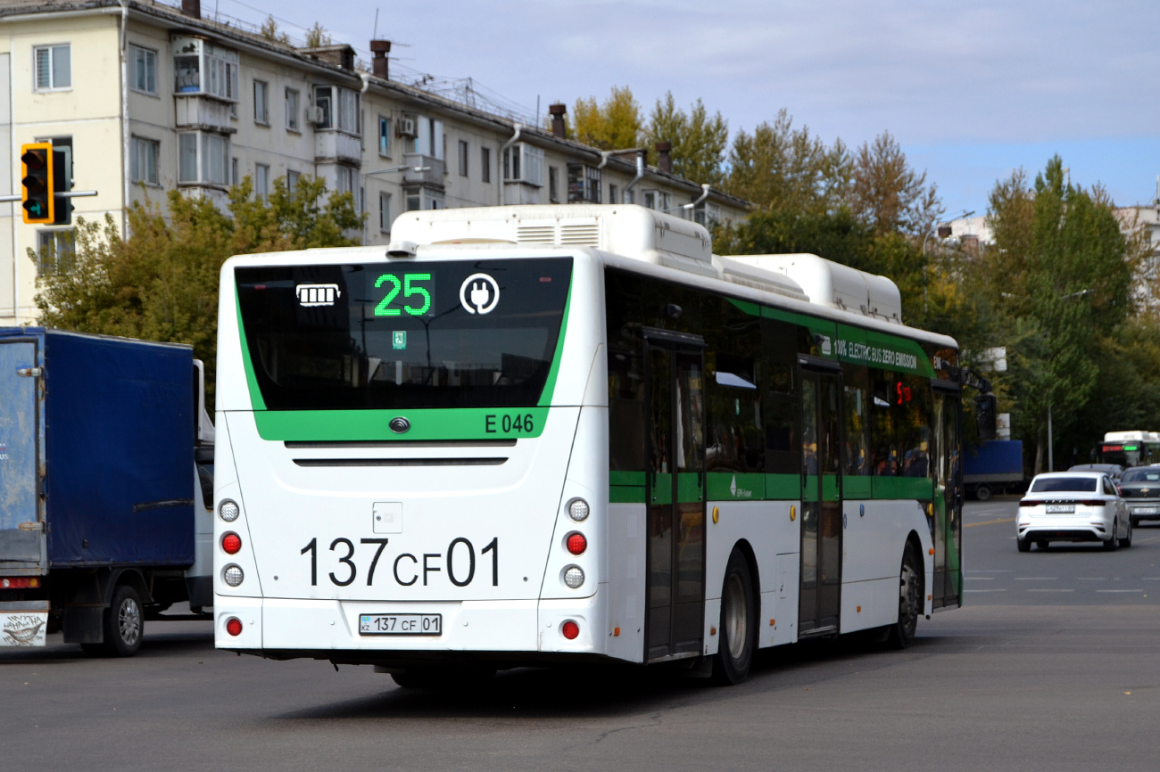 Астана, Yutong E12LF (ZK6128BEVG) (СарыаркаАвтоПром) № E046