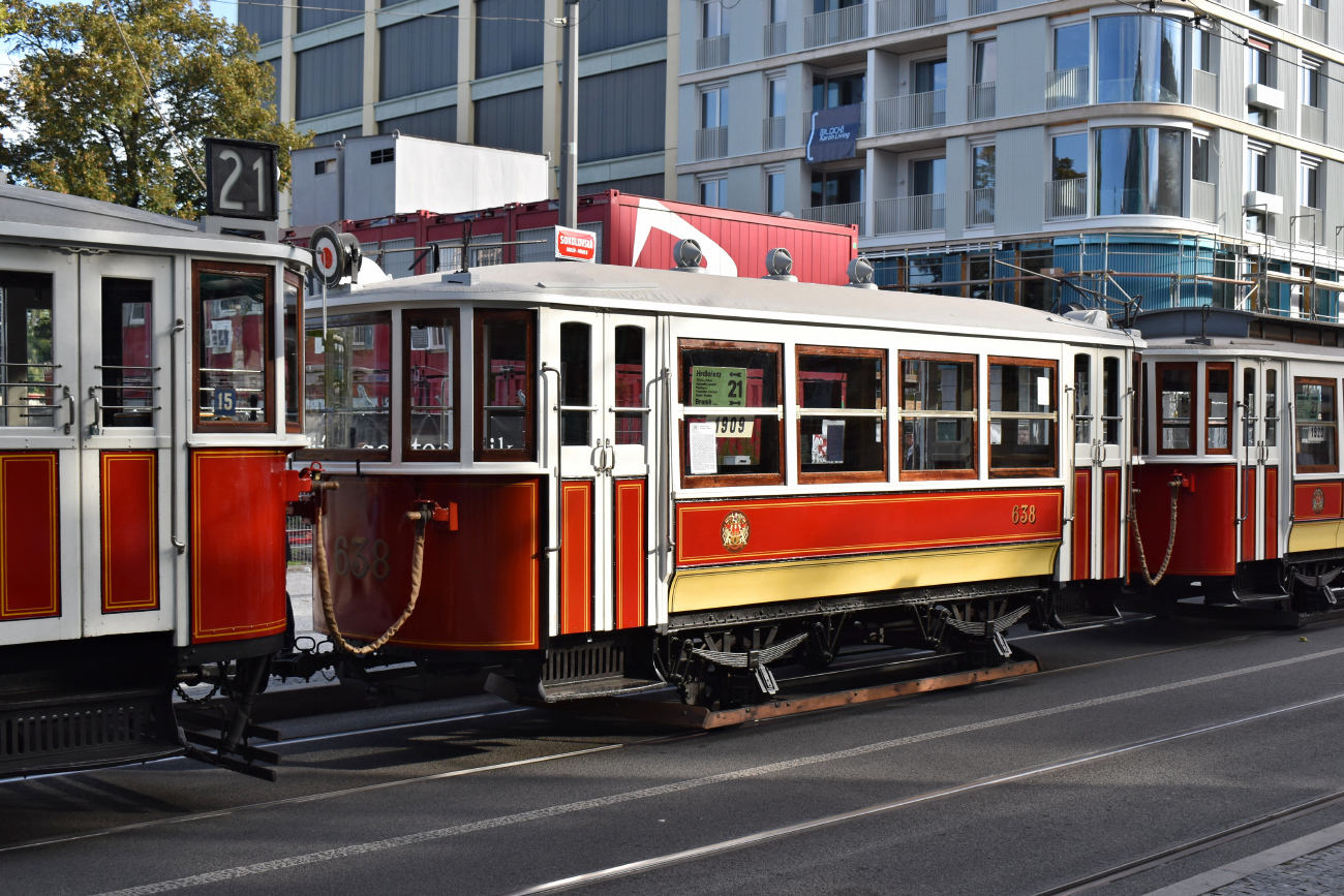 Прага, Ringhoffer серии 623-692 № 638; Прага — 150 лет городскому транспорту в Праге Прага, Ringhoffer серии 623-692 № 638; Прага — 150 лет городскому транспорту в Праге
