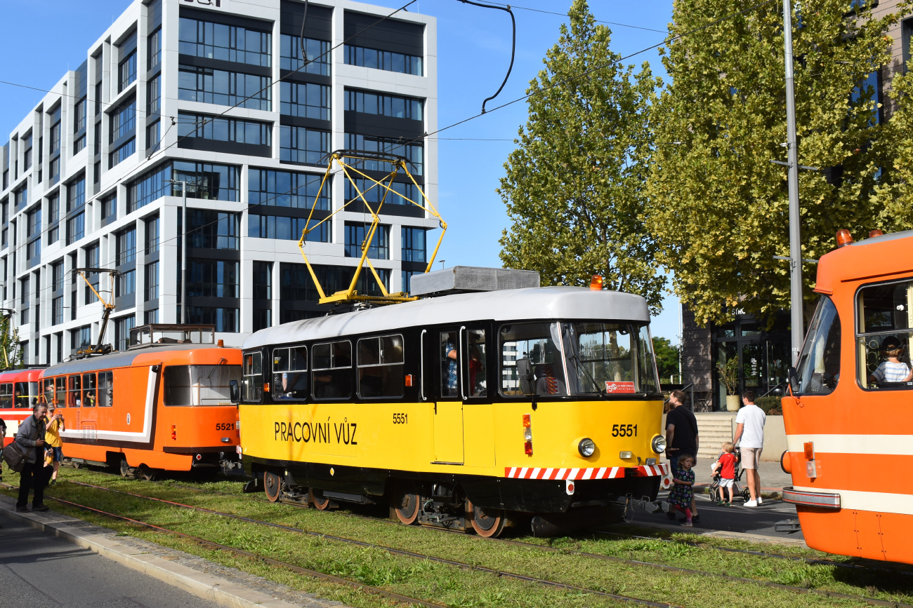 Prága, Tatra T3M — 5551; Prága — 150th anniversary of Prague's urban transport