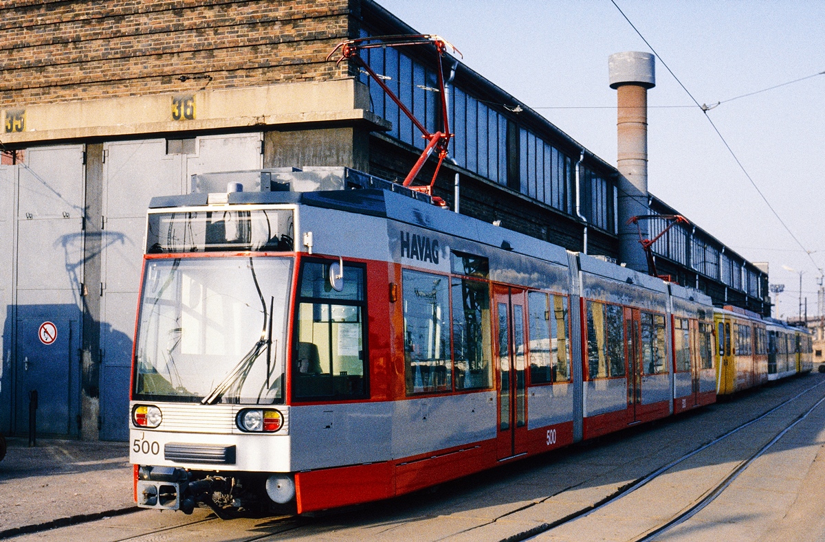 Halle, Duewag MGT6D nr. 500